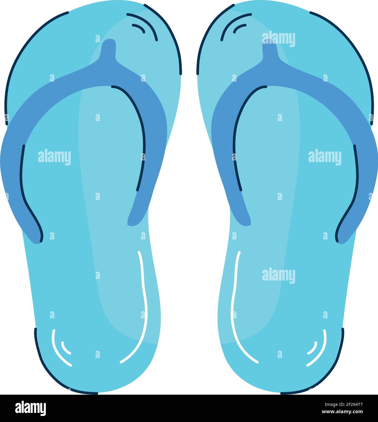 flip flops icon Stock Vector Image & Art - Alamy