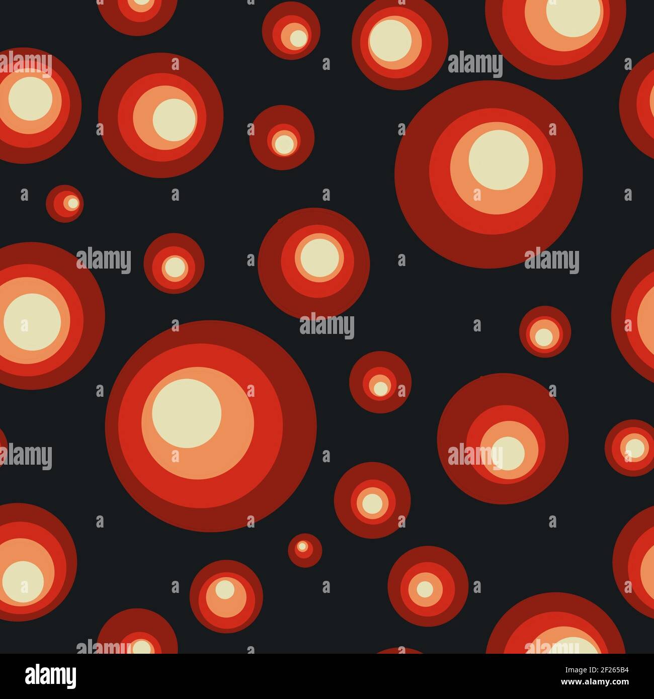 A seamless wallpaper background with many red circles Stock Photo - Alamy
