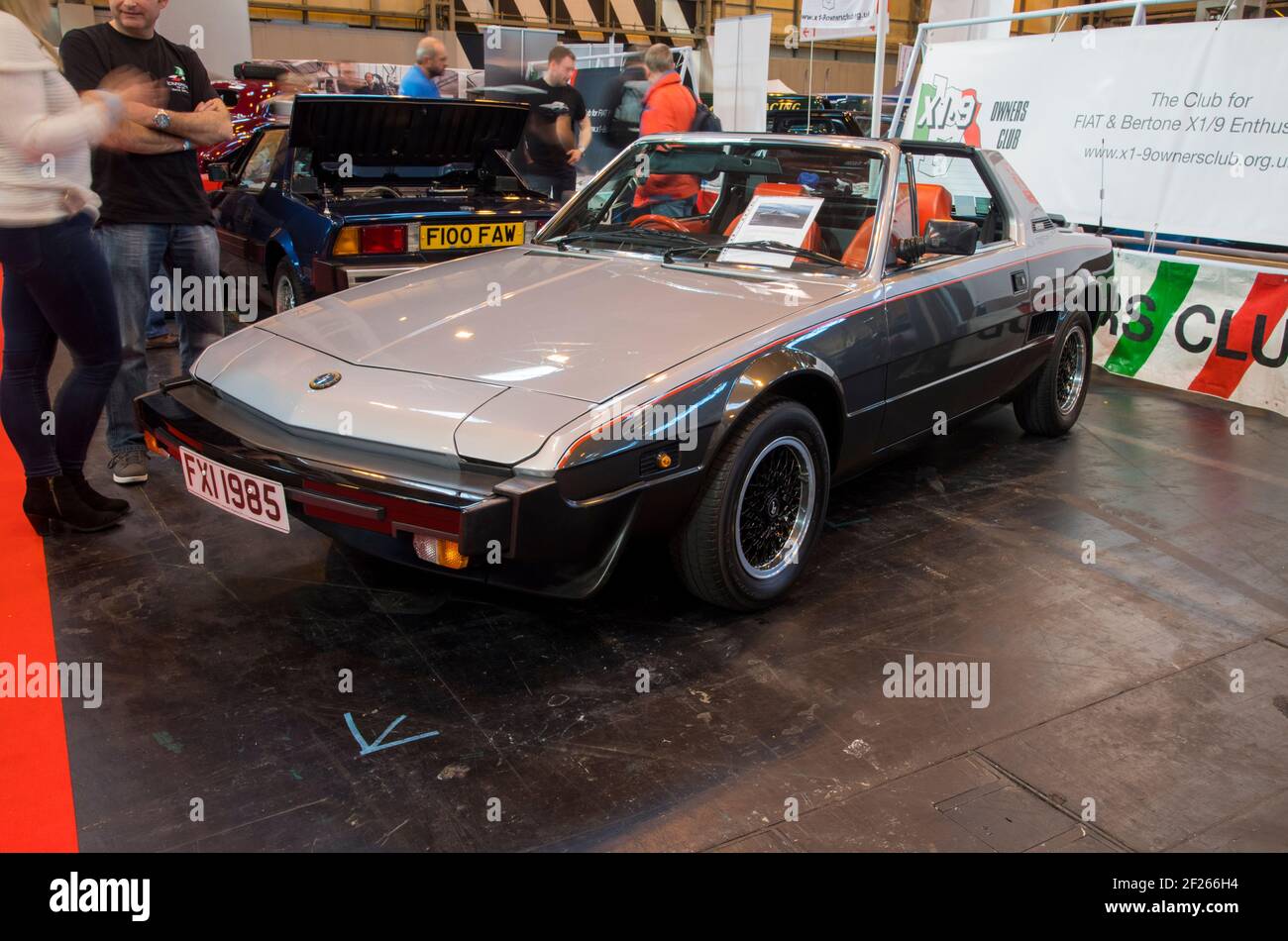 Fiat X19 Cars on show at the NEC Classic Car Show, UK Stock Photo