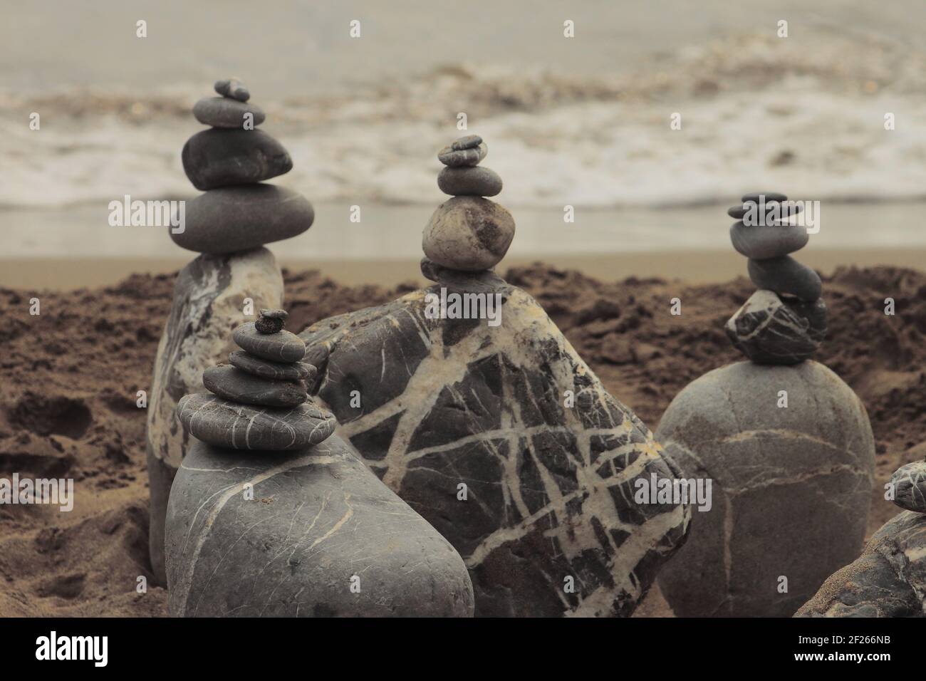 Pebble stone towers hi-res stock photography and images - Alamy