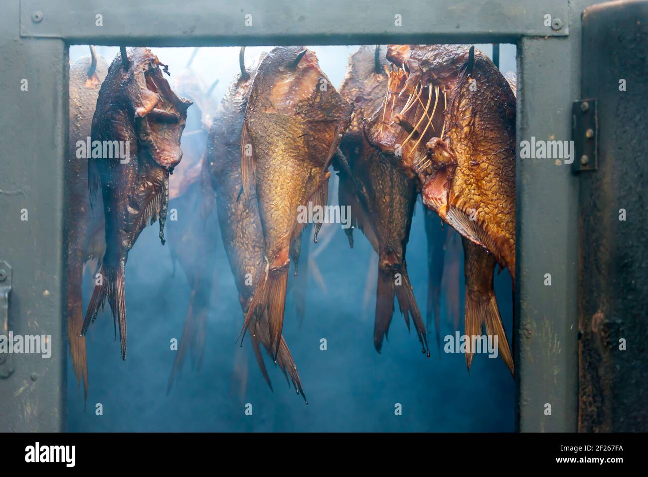 still life of smoked fish Stock Photo Alamy