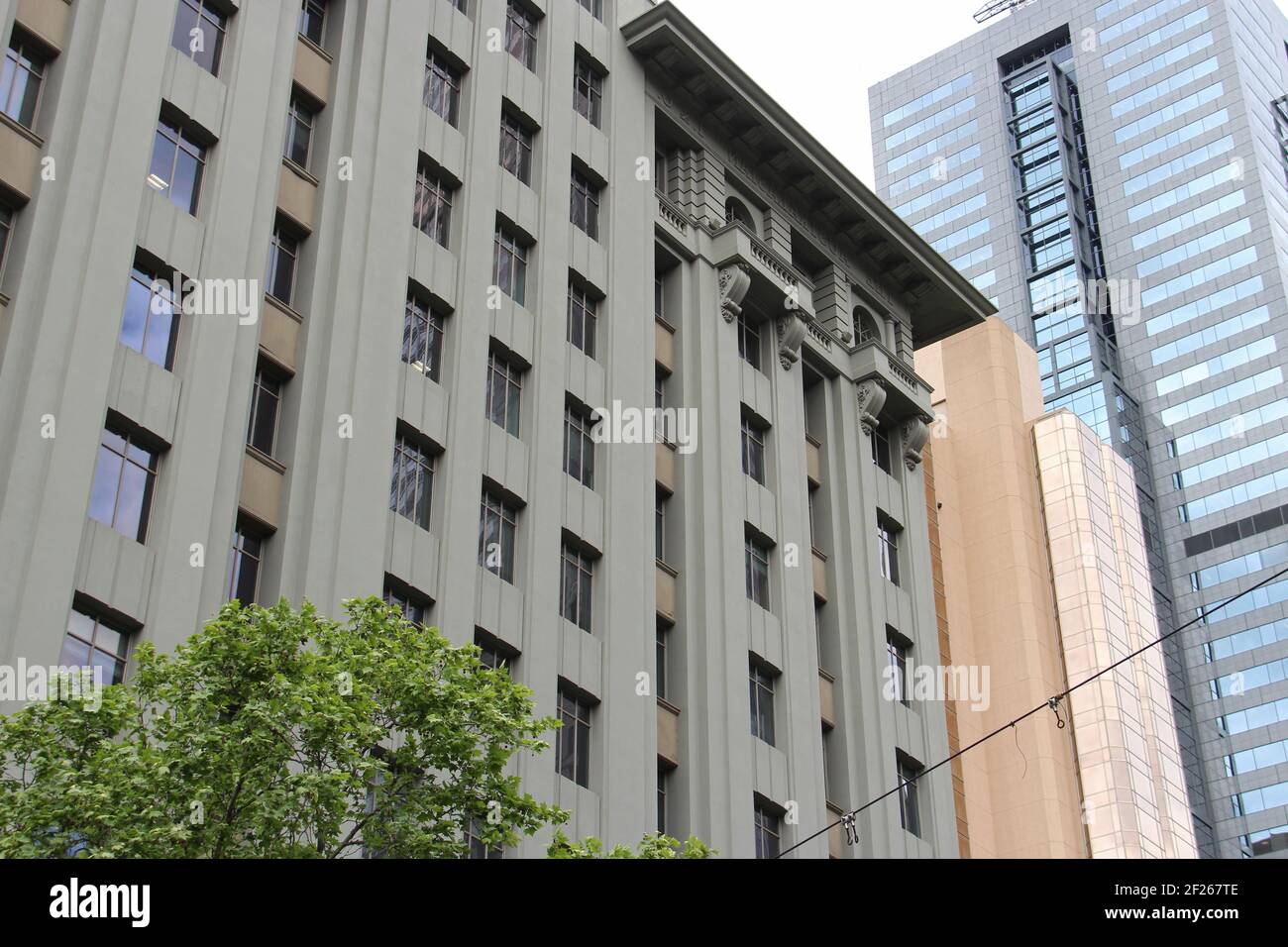 buildings in melbourne (australia Stock Photo Alamy