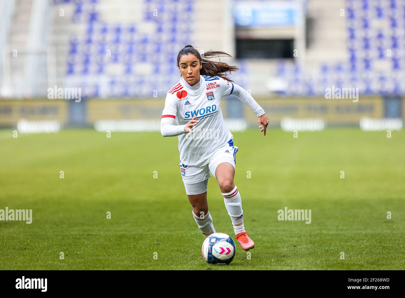 Brondby Denmark 10th Mar 2021 Sakina Karchaoui 26 Of Olympique Brondby Denmark 10th Mar 2021 Sakina Karchaoui 26 Of Olympique