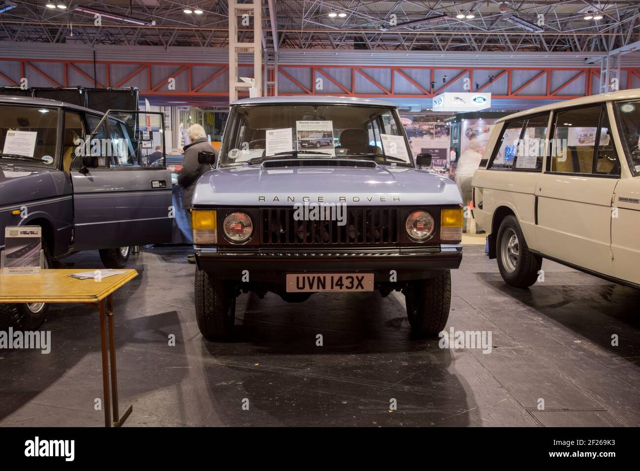 Range Rover - Cars on show at the NEC Classic Car Show, UK Stock Photo ...