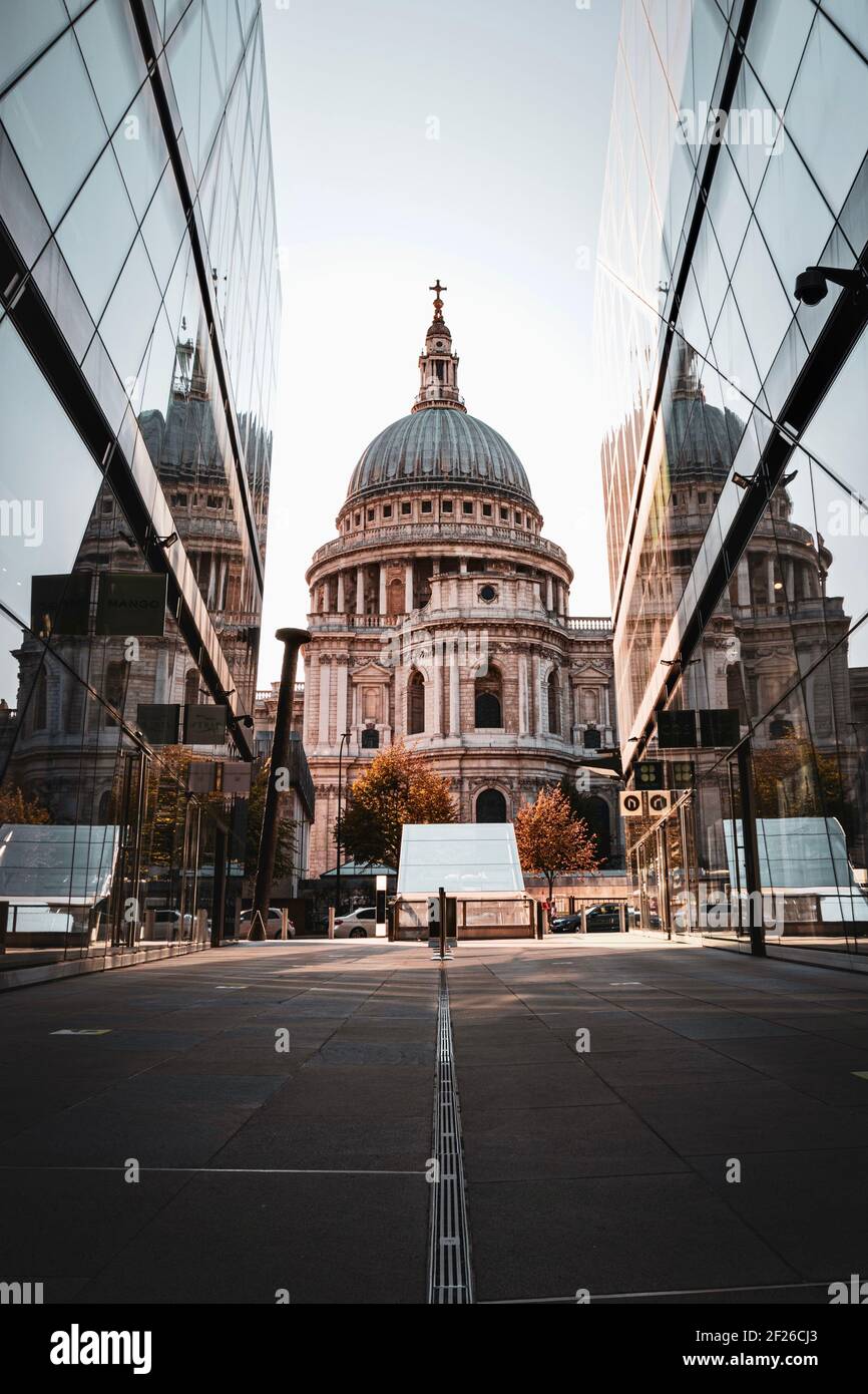 St Paul's Cathedral on a summer's eve Stock Photo