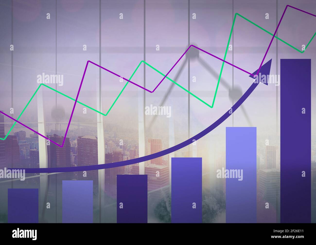 Multiple graphs over statistical data processing against view of ...