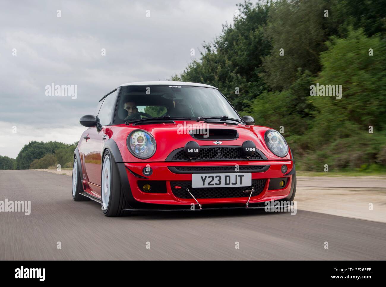 R53 Mini Cooper S, first generation BMW Mini with tuning modifications  Stock Photo - Alamy