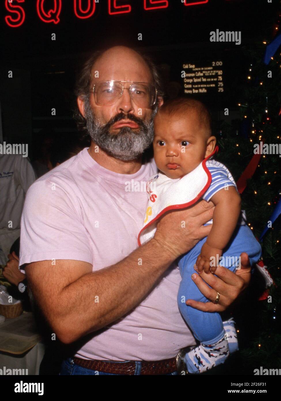 SANTA MONICA, CA - NOVEMBER 7: Actor Max Gail and son Max Gail Jr ...