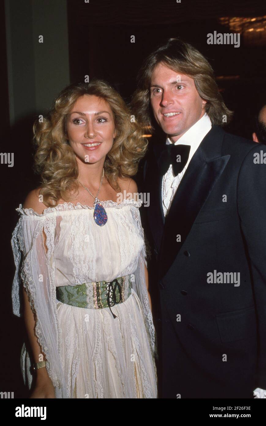 Bruce Jenner Linda Thompson And Model