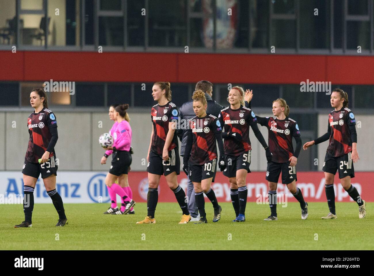 Munich Germany 10th Mar 21 Fc Bayern Player Leaving The Pitch After The Uefa Women S Champions League Match Between Fc Bayern Munich And Biik Kazygurt At Fc Bayern Campus Germany Credit Spp Munich Germany 10th Mar 21 Fc Bayern Player Leaving The Pitch After The Uefa Women S Champions League Match Between Fc Bayern Munich And Biik Kazygurt At Fc Bayern Campus Germany Credit Spp