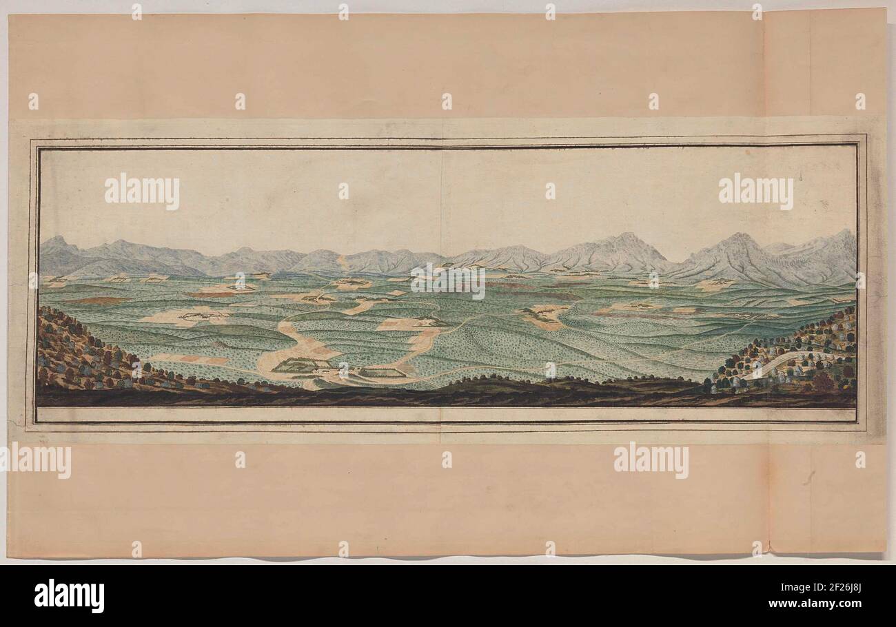 Valley with twentyfive farmsteads Stock Photo Alamy