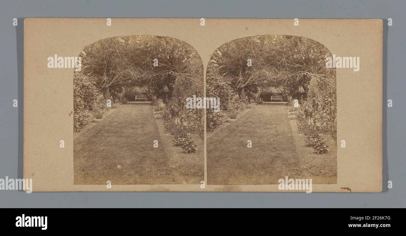 Garden of the parish in Auchinleck; Scotland. View in the Parish of