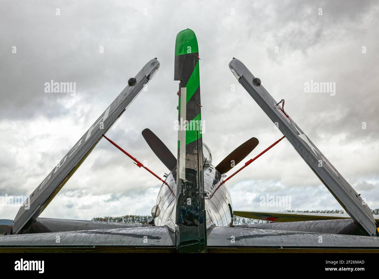 GOODWOOD, WEST SUSSEX/UK - SEPTEMBER 14 : Douglas Skyraider parked at Goodwood on September 14, 2012 Stock Photo