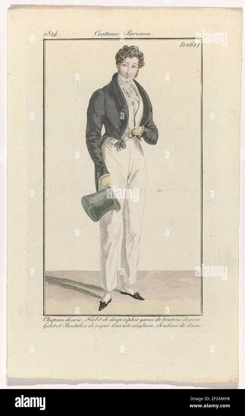 Journal des Dames et des Modes: Men's Fashion.The Journal des Dames et des  Modes occasionally provided coverage of men's styles. These illustrations  give a good picture of trends in mens' clothing from