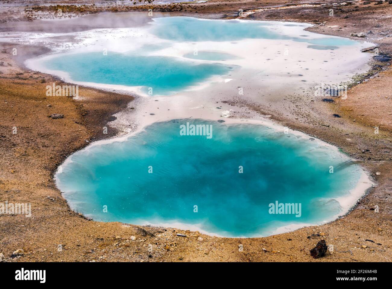 Norris Geyser Basin Stock Photo - Alamy