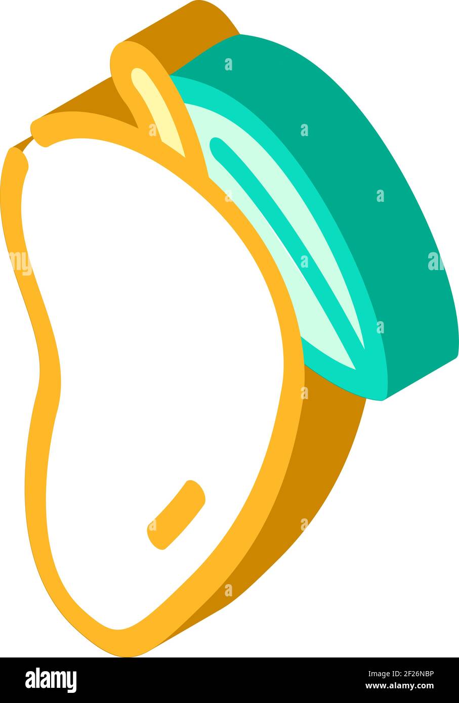 tropical fruit mango isometric icon vector illustration Stock Vector ...