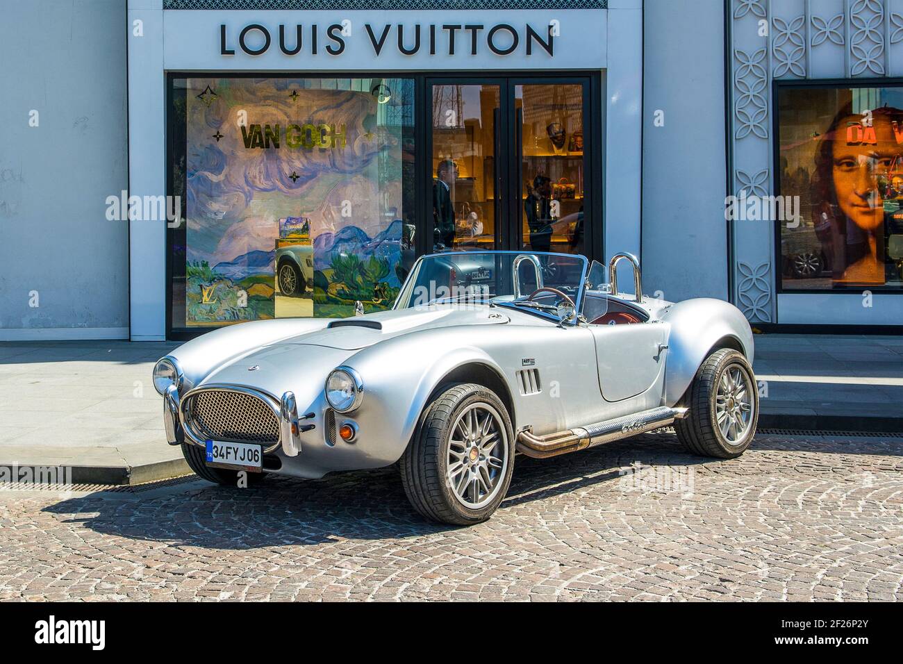 Bentley car Louis Vuitton designer Gucci fashion shop at Istinye Park  shopping mall near Levent business center Istanbul, Turkey Stock Photo -  Alamy