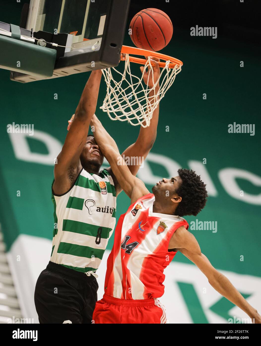 Lisbon, 03/10/2021 - Sporting Clube de Portugal hosted tonight at the João  Rocha pavilion in Lisbon, Futebol Clube Barreirense in the game of the 20th  round of the LPB Placard Basketball 2020/21.
