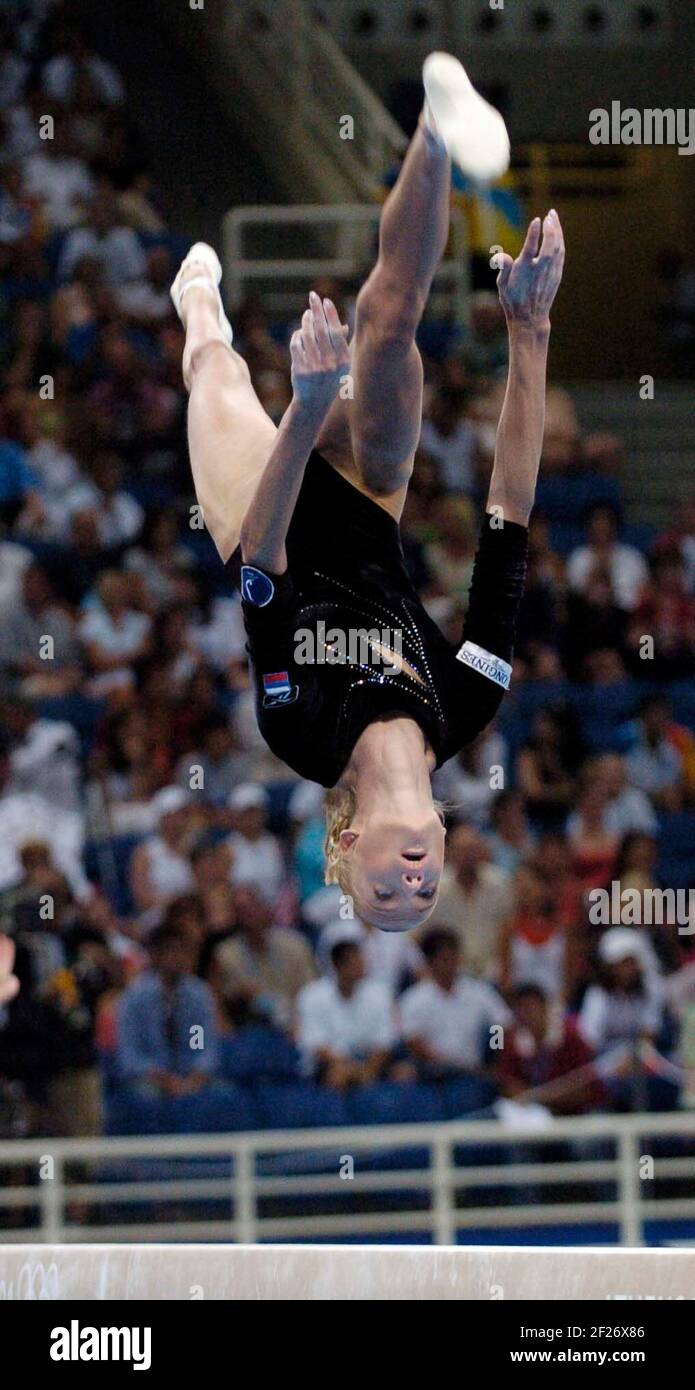 OLYMPIC GAMES IN ATHENS 2004. 19/8/2004 GYMNASTICS ARTISTIC WOMANS