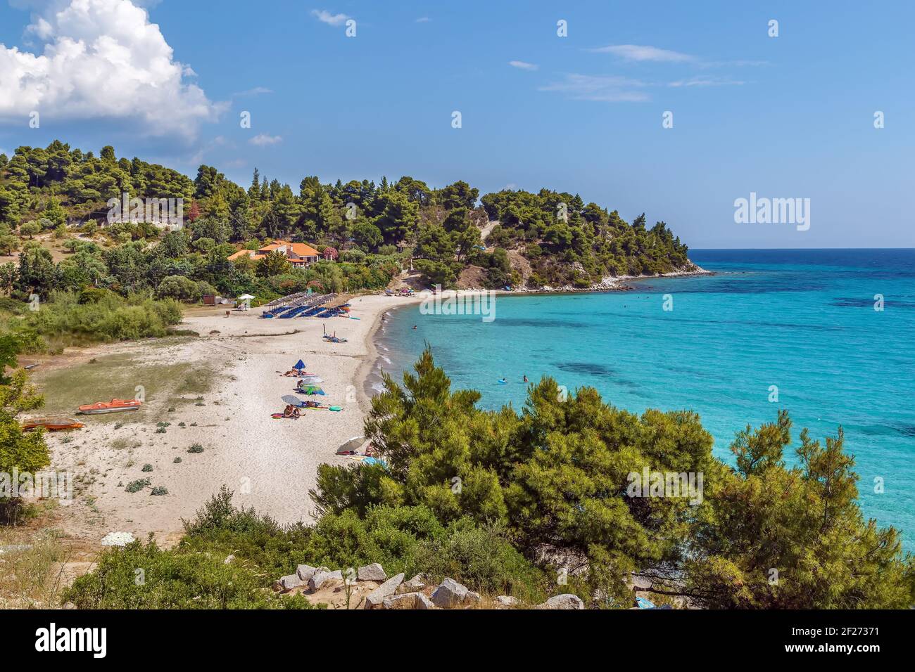 Agios Ioannis beach, Chalkidiki, Greece Stock Photo - Alamy