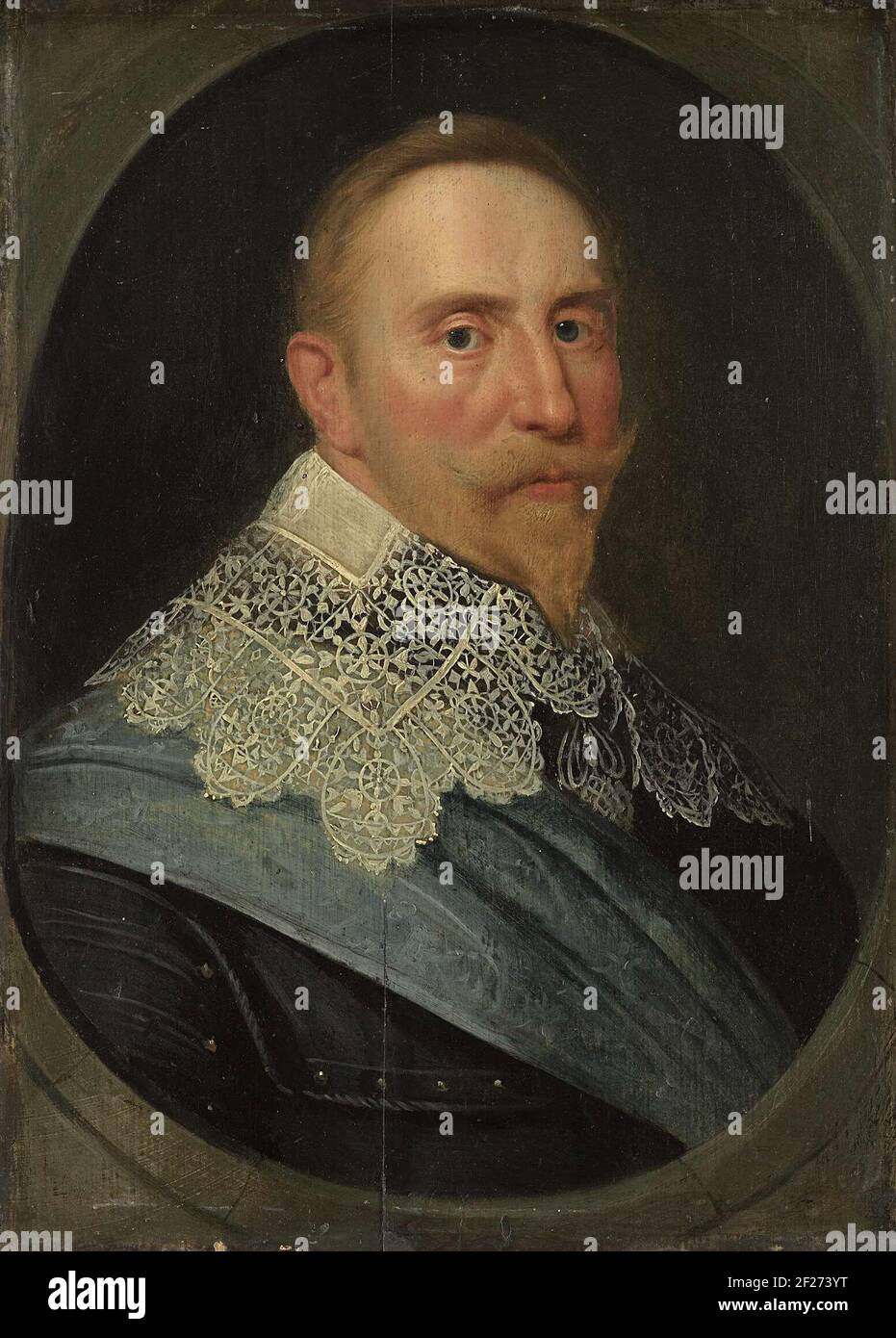 Portrait of Gustav II Adolf, King of Sweden.Portrait of Gustav II Adolf ...