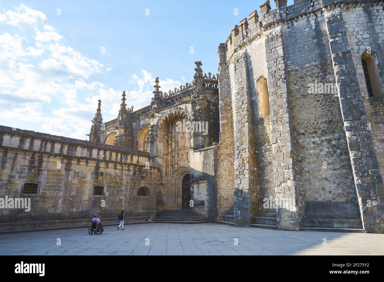 Tomar landmark cloister Convento de cristo christ convent, Portugal Stock Photo