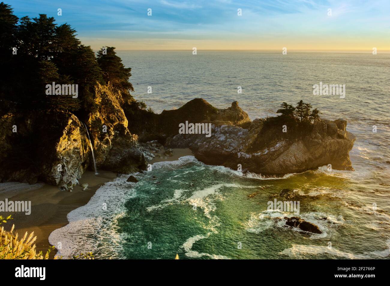 mcway falls in big sur