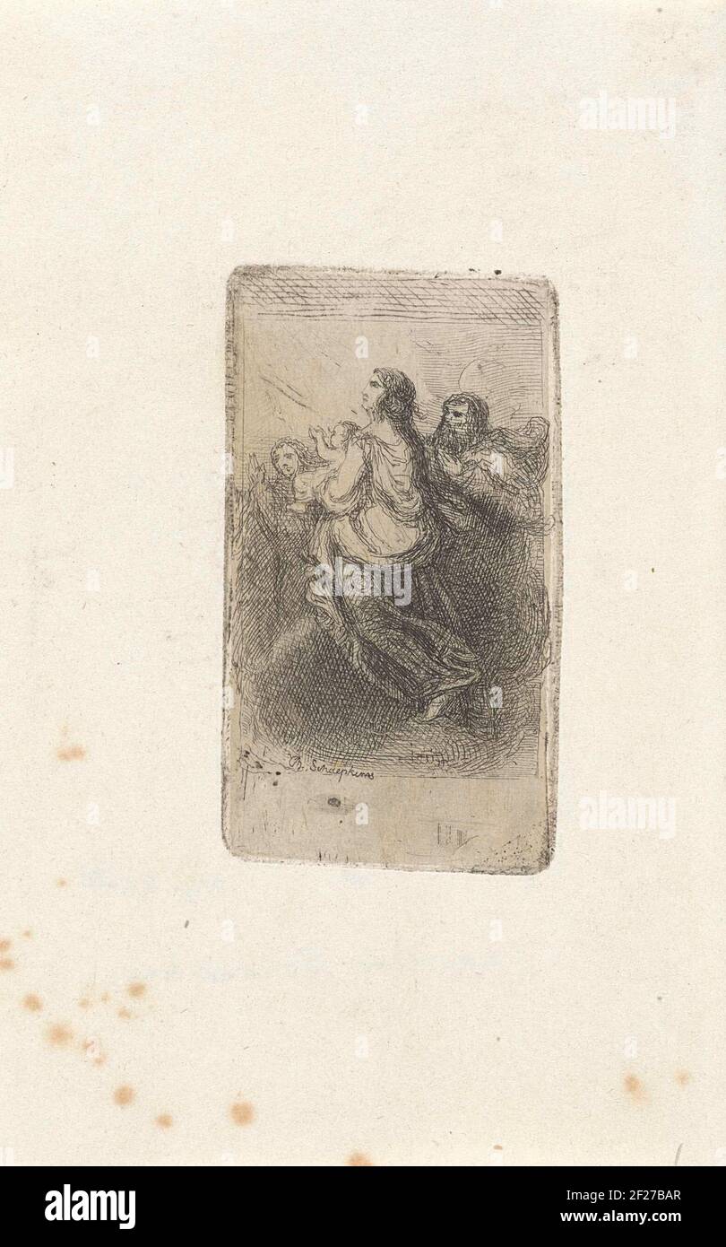 Old man and woman with child Stock Photo - Alamy