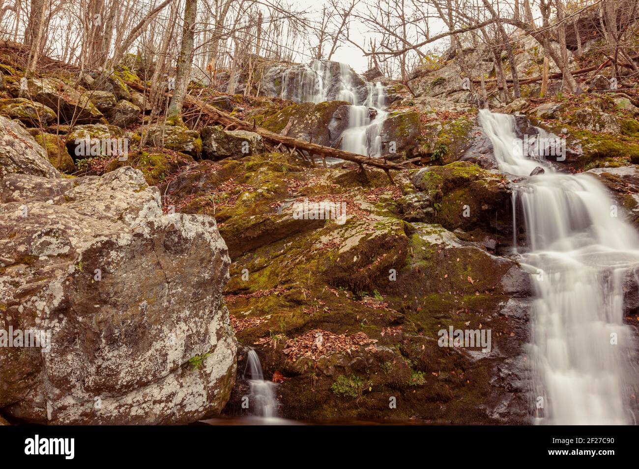 Waterfall moss shenandoah national park hi-res stock photography and ...