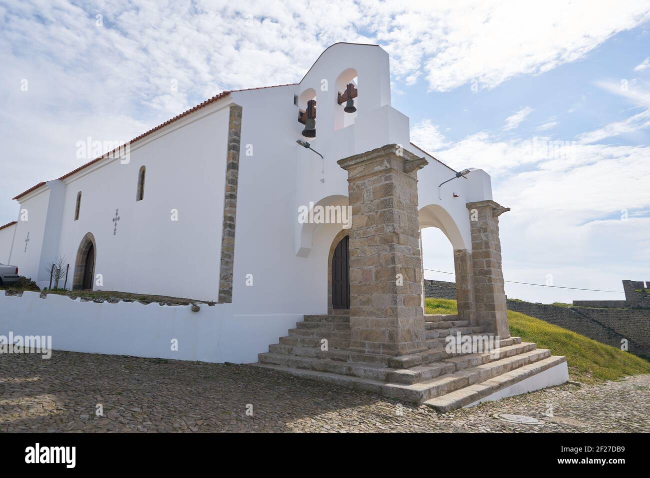 Evoramonte church in Alentejo, Portugal Stock Photo