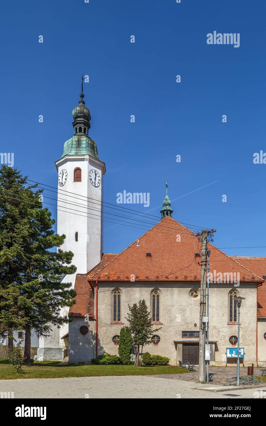 Church of st. Imrich, Casta, Slovakia Stock Photo