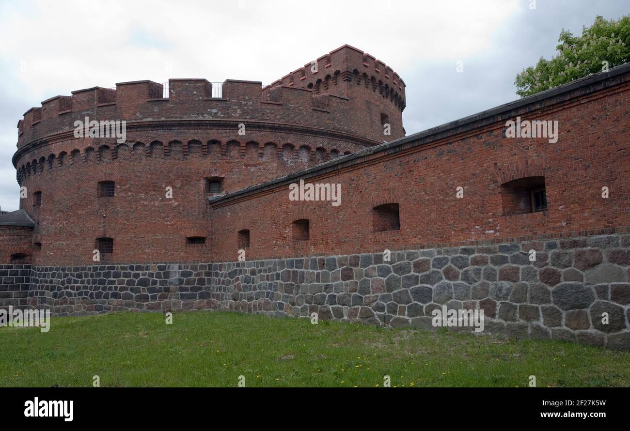 Old fort in the city of Kaliningrad Stock Photo
