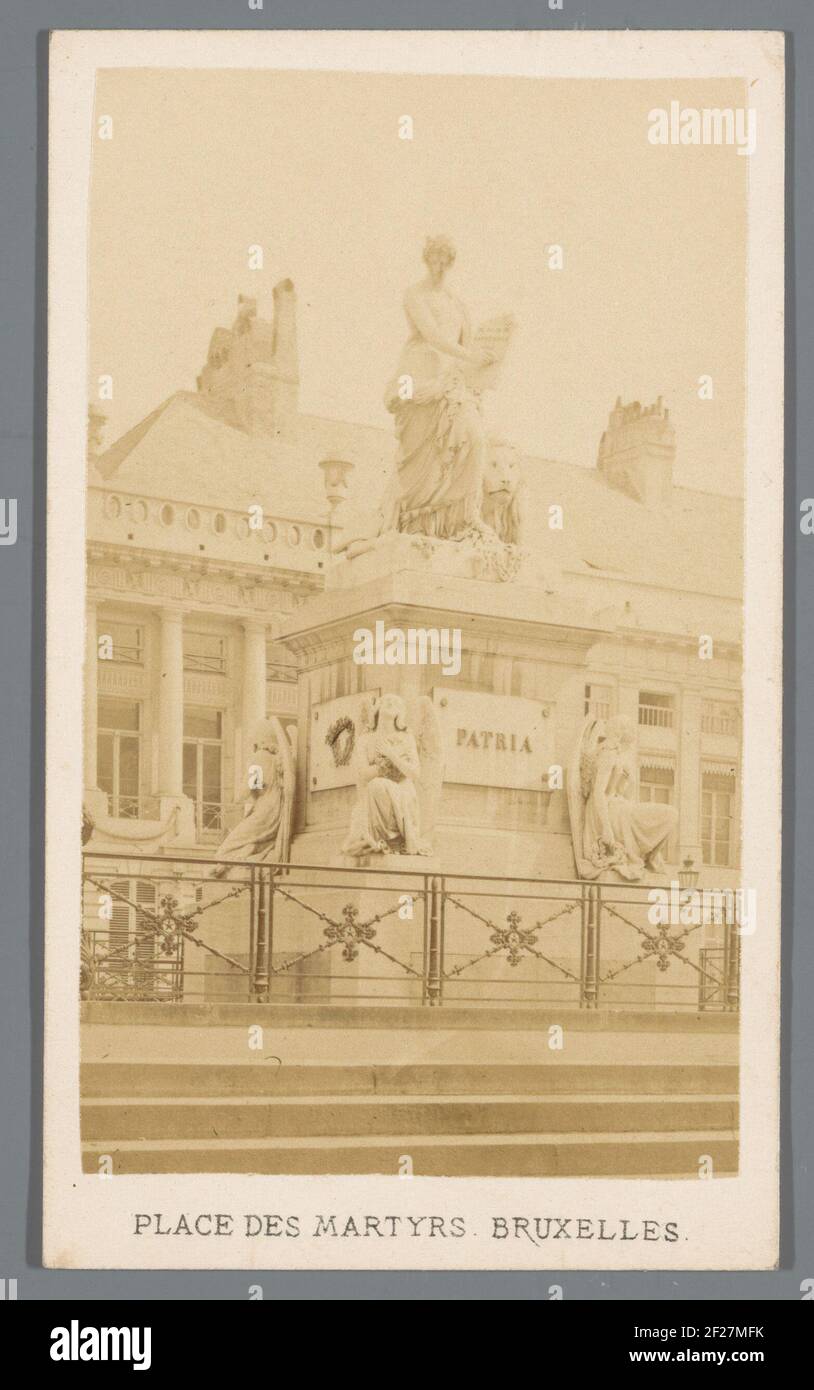 Brussels, Place des Martyrs .. Stock Photo