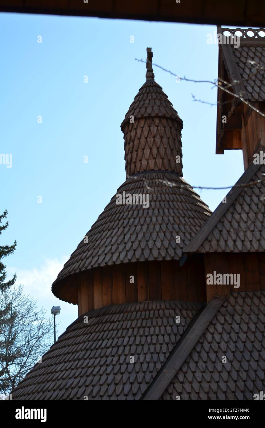 Scandinavian Heritage Park - Minot, North Dakota, USA Stock Photo