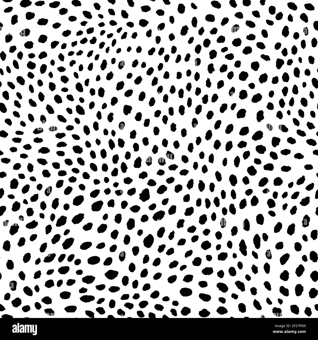 Abstract modern leopard seamless pattern. Animals trendy background. Black and white decorative vector illustration for print, card, postcard, fabric Stock Vector