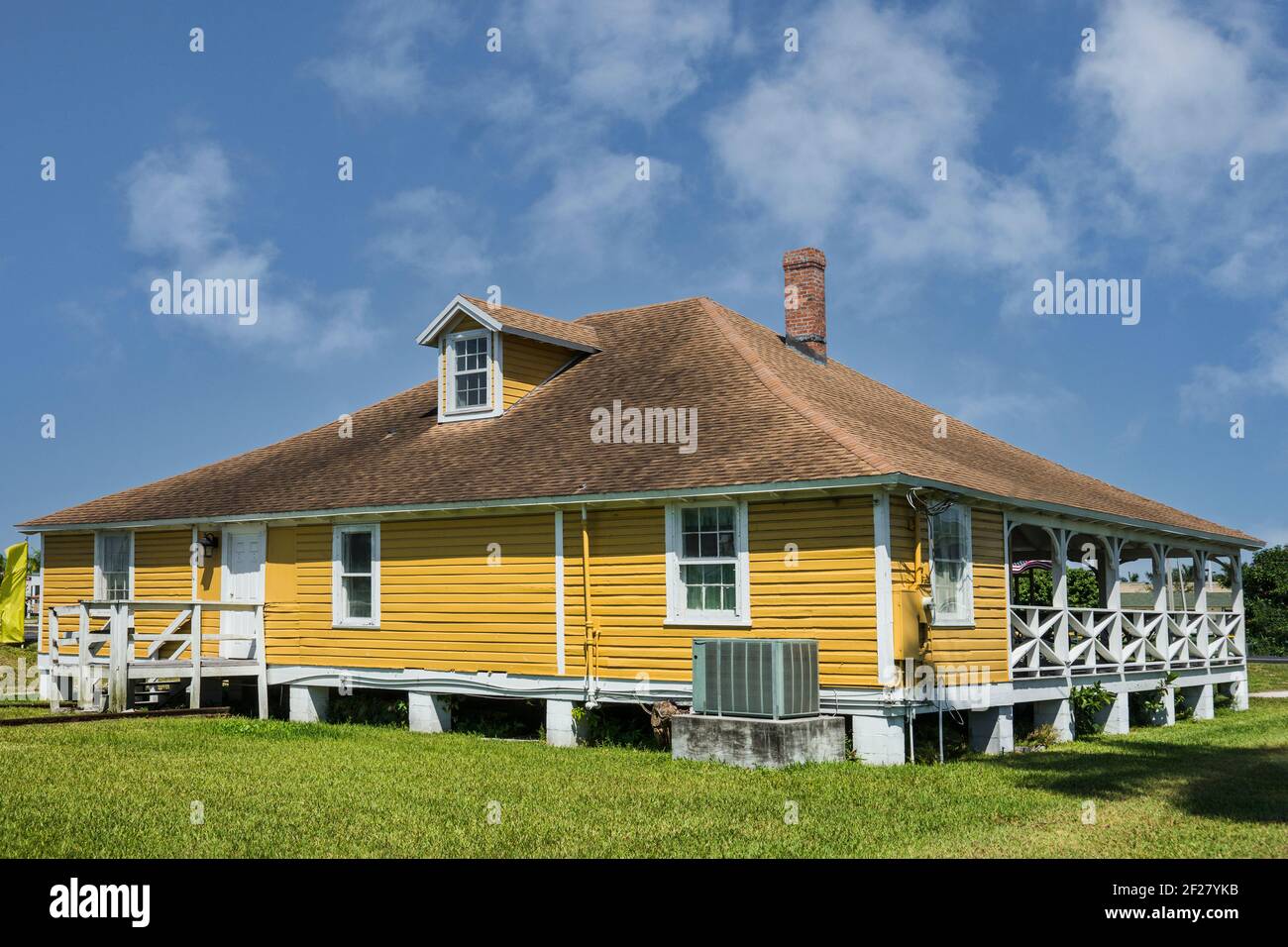 The Florida Pioneer Museum housed in the historic Florida East Coast