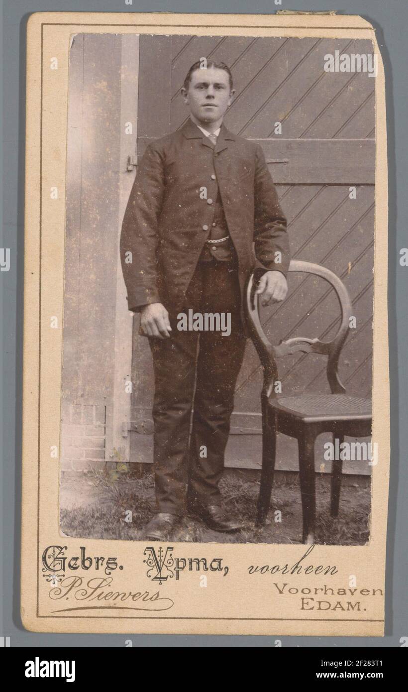 Klaas Koster portrait (1898 x Geertje Kat) .. Stock Photo