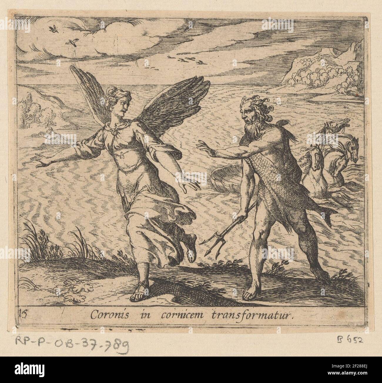 Coronis in een kraai veranderd; Coronis in cornicem transformatur