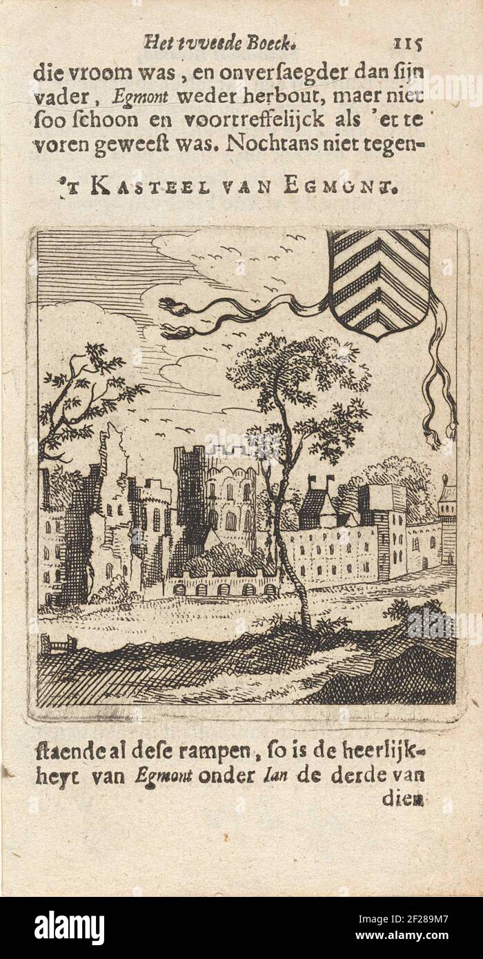 Finally on the hoof to Egmond aan den Hoef; 't Castle of Egmont Stock