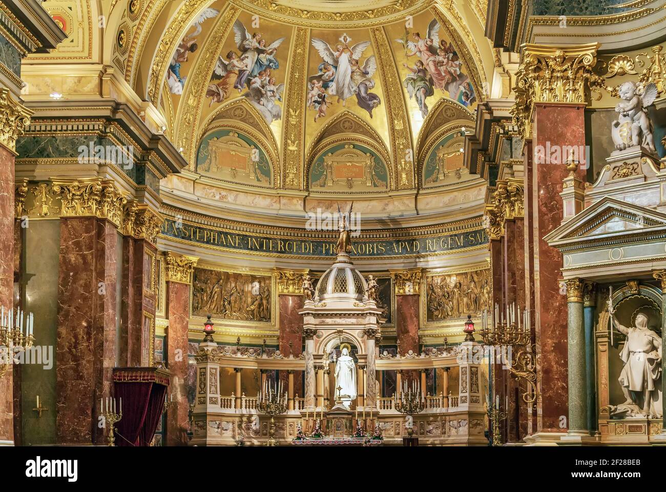 St. Stephen's Basilica, Budapest, Hungary Stock Photo