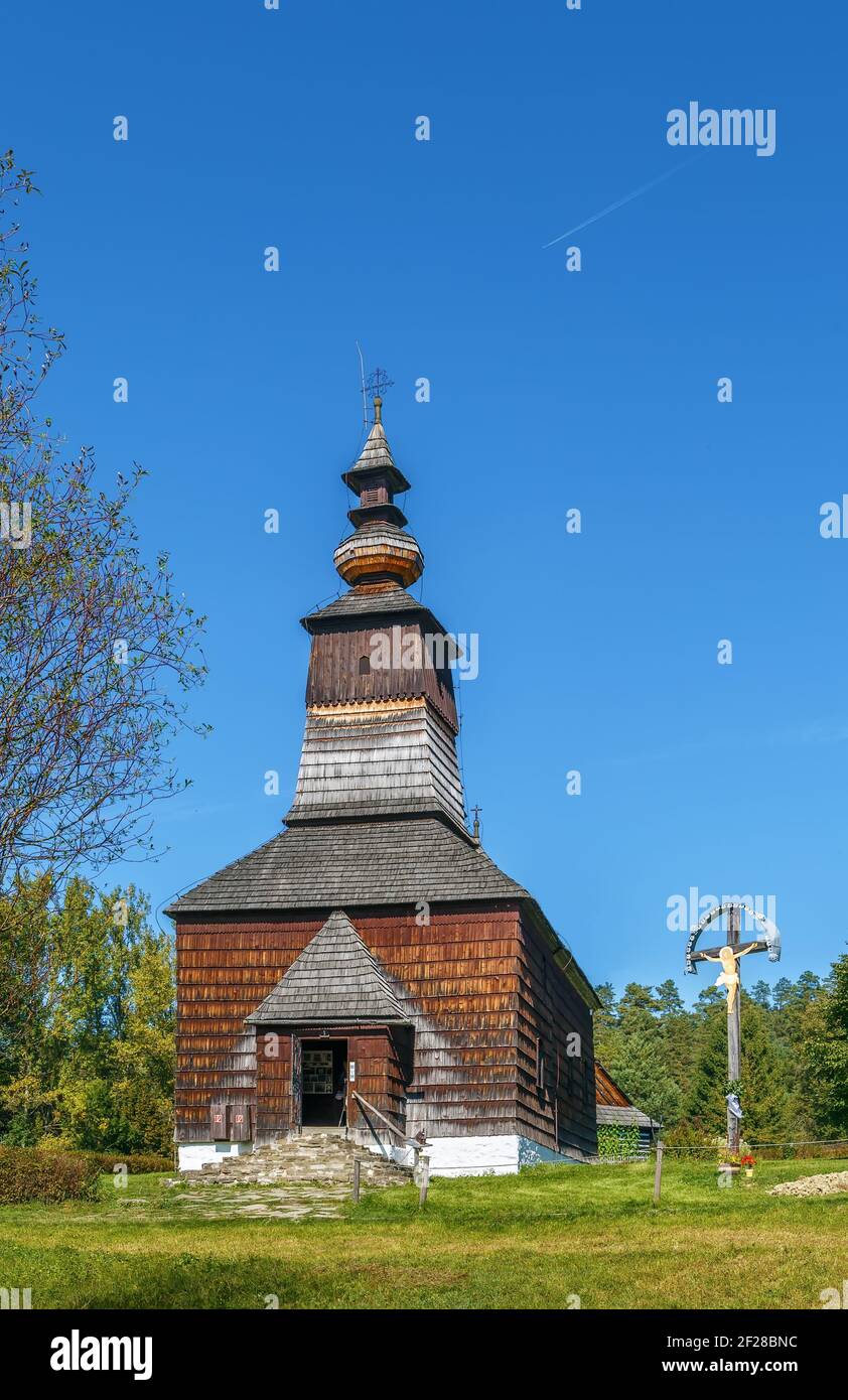 Wooden church from Matysova, Slovakia Stock Photo