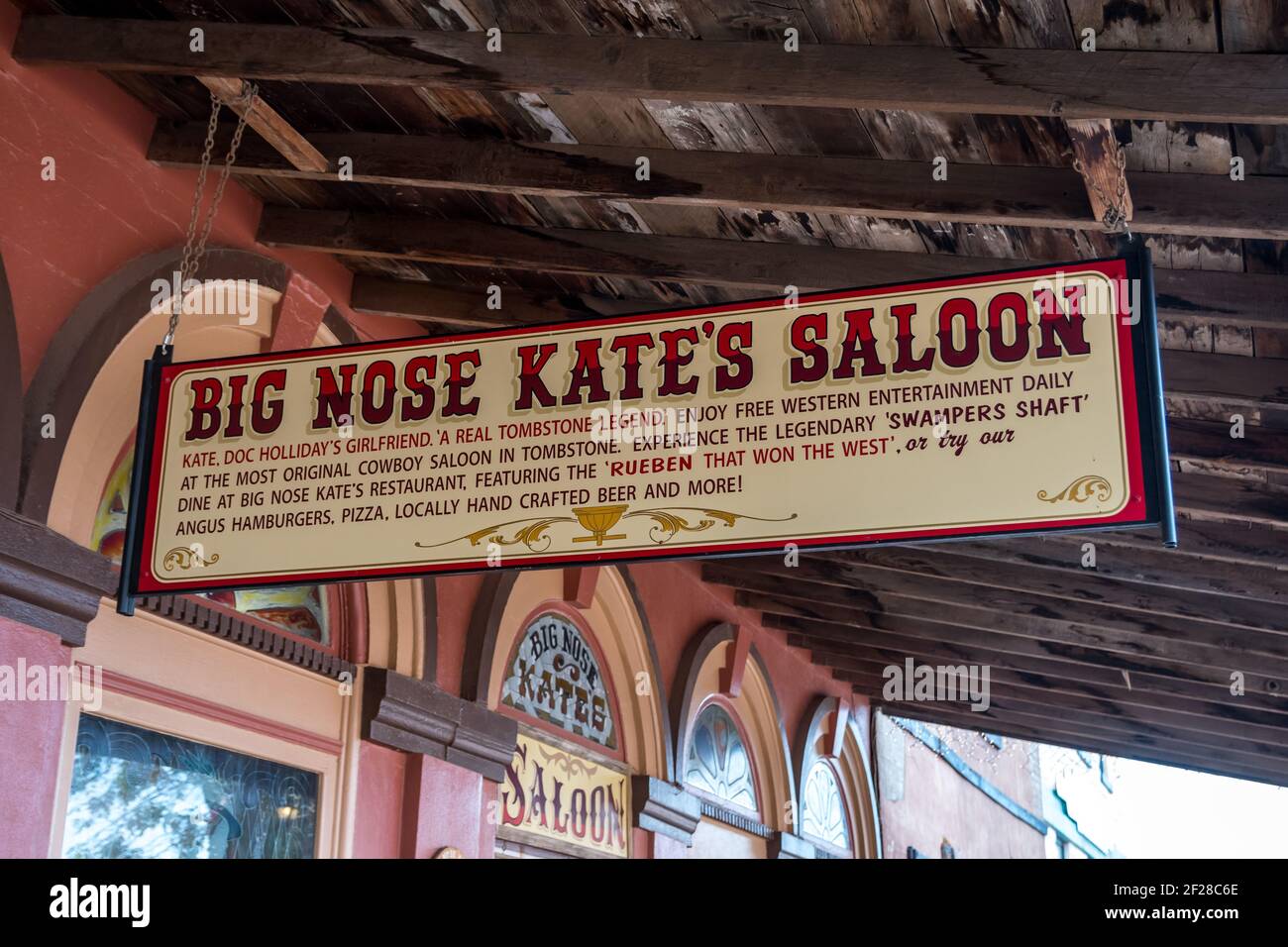 Tombstone, AZ, USA - November 17, 2019: Big Nose Kate Saloon Stock Photo