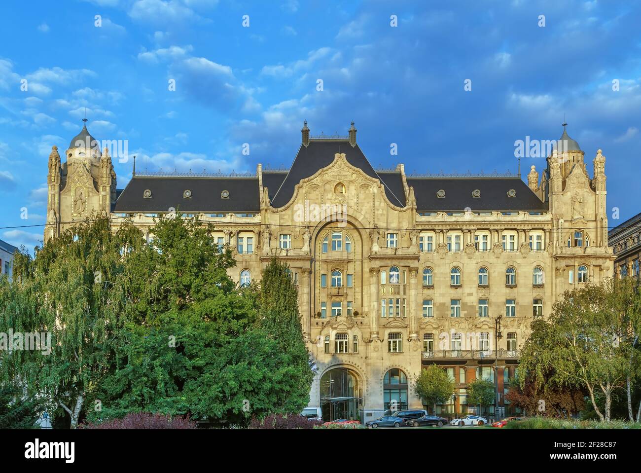 Gresham Palace, Budapest, Hungary Stock Photo
