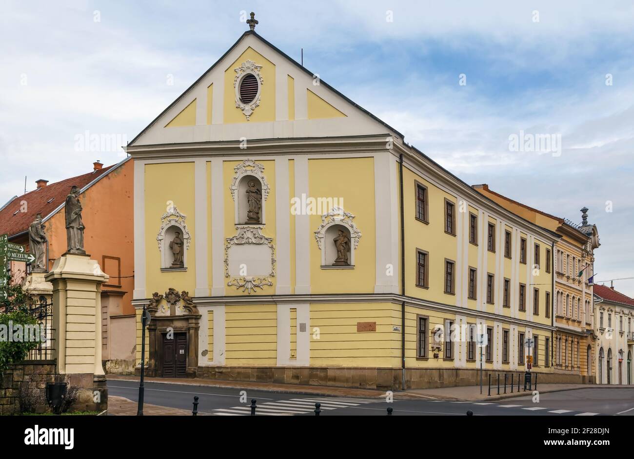 Dobo Istvan Gimnazium, Eger, Hungary Stock Photo - Alamy