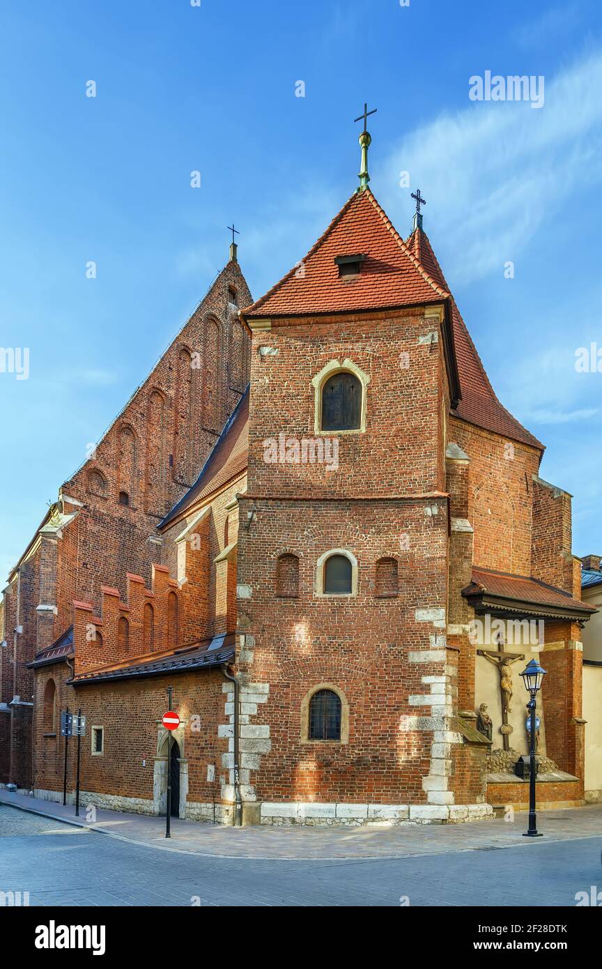 Catholic church of St. Mark, Krakow, Poland Stock Photo