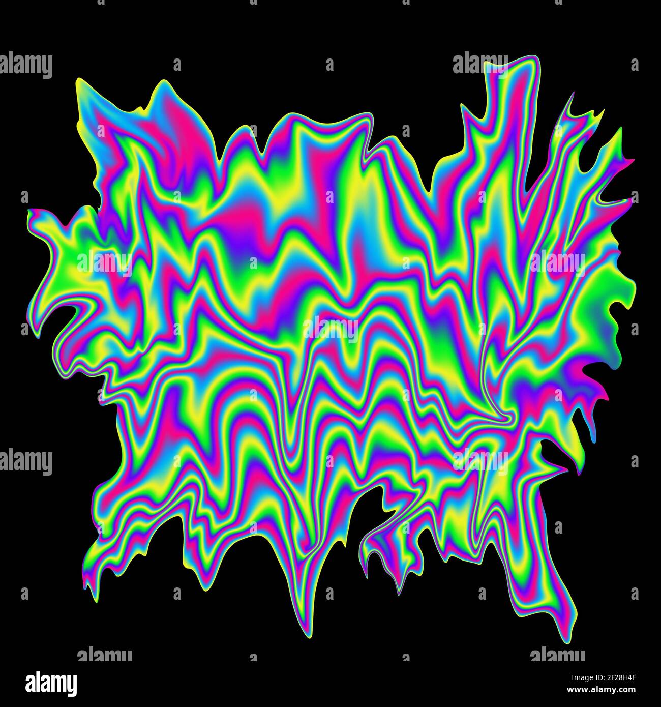 An abstract psychedelic splatter shape background image Stock Photo - Alamy