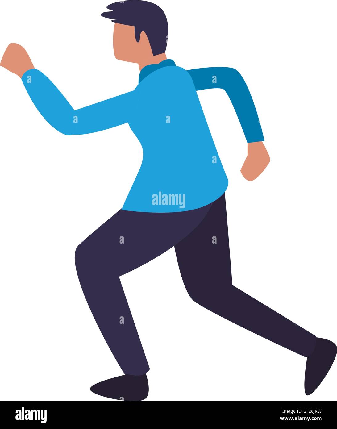Isometric man running, avatar person Stock Vector Image & Art Alamy