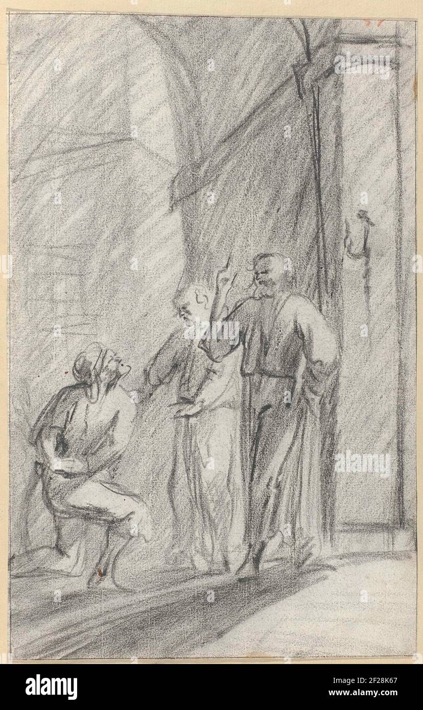 The conversion of the Gentile Cornelius (?); Scenes from the actions of