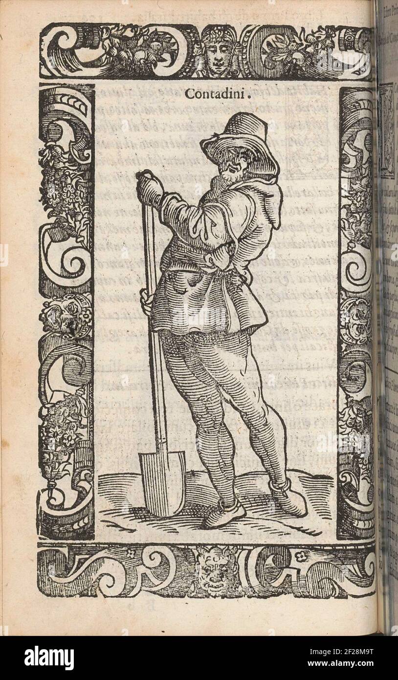 Italiaandse Boer Uit Toscane Farmers Ancient habits modern and