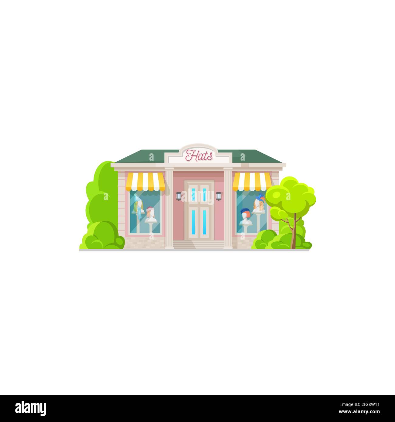 Mannequins on facade Stock Vector Images Alamy